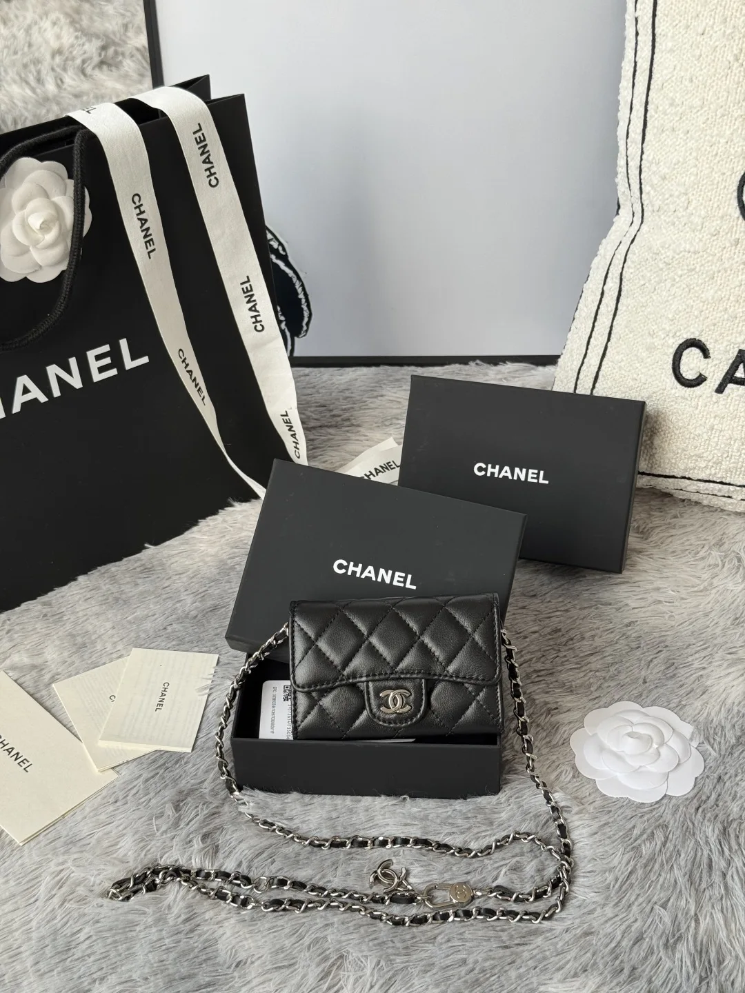 Chanel A81081 New Waist Bag Crossbody Coin Purse