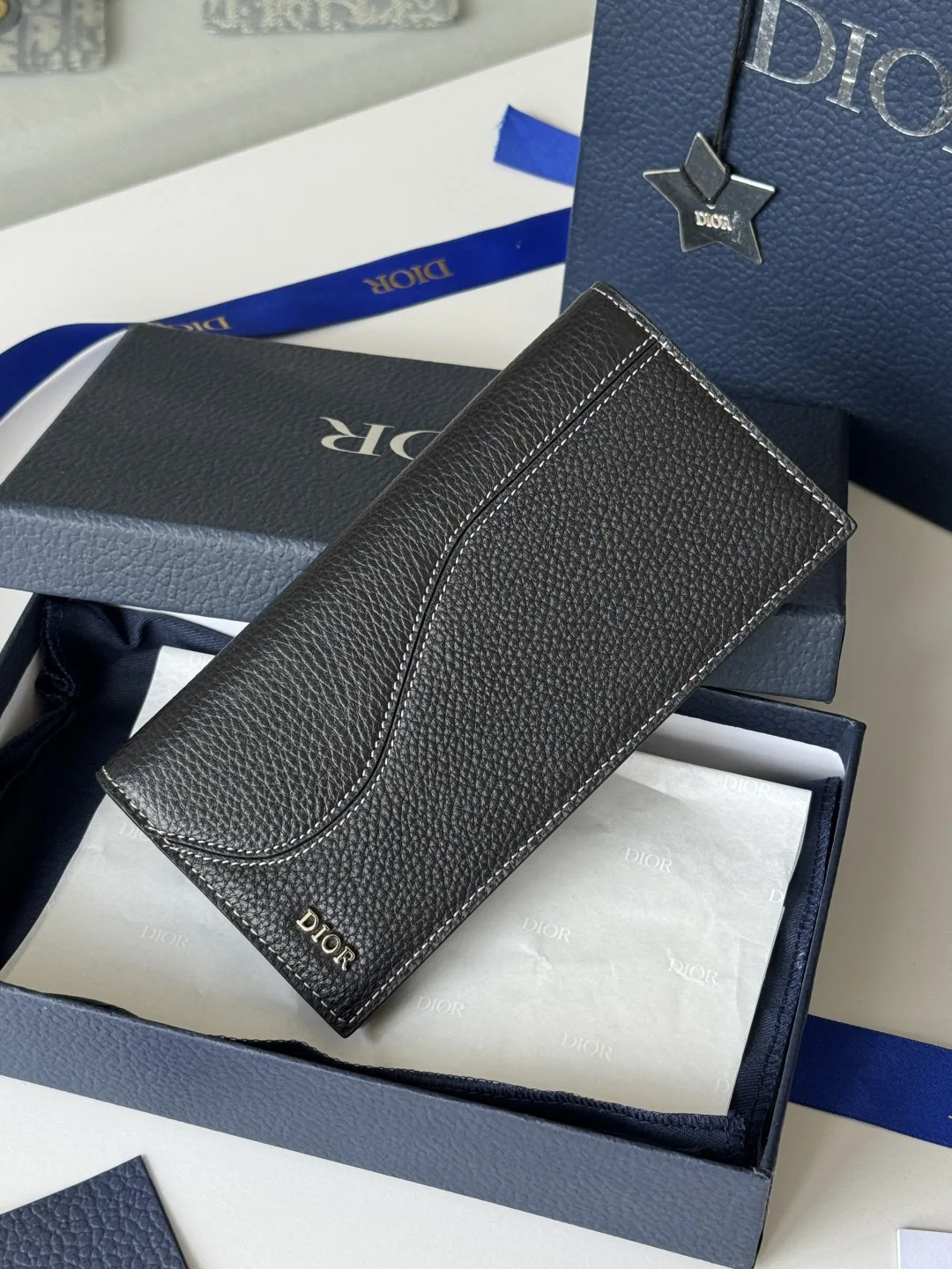 Dior 2ADBC330YKS_H27E Saddle Vertical Long Wallet - Detail view 2