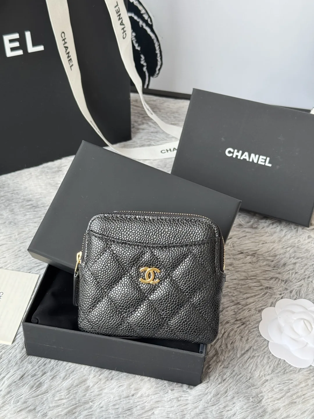 Chanel AP2061 Calfskin Chanel Coin Purse - Detail view 2