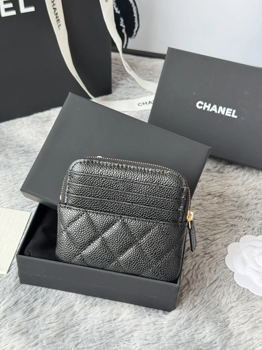 Chanel AP2061 Calfskin Chanel Coin Purse - Detail view 3
