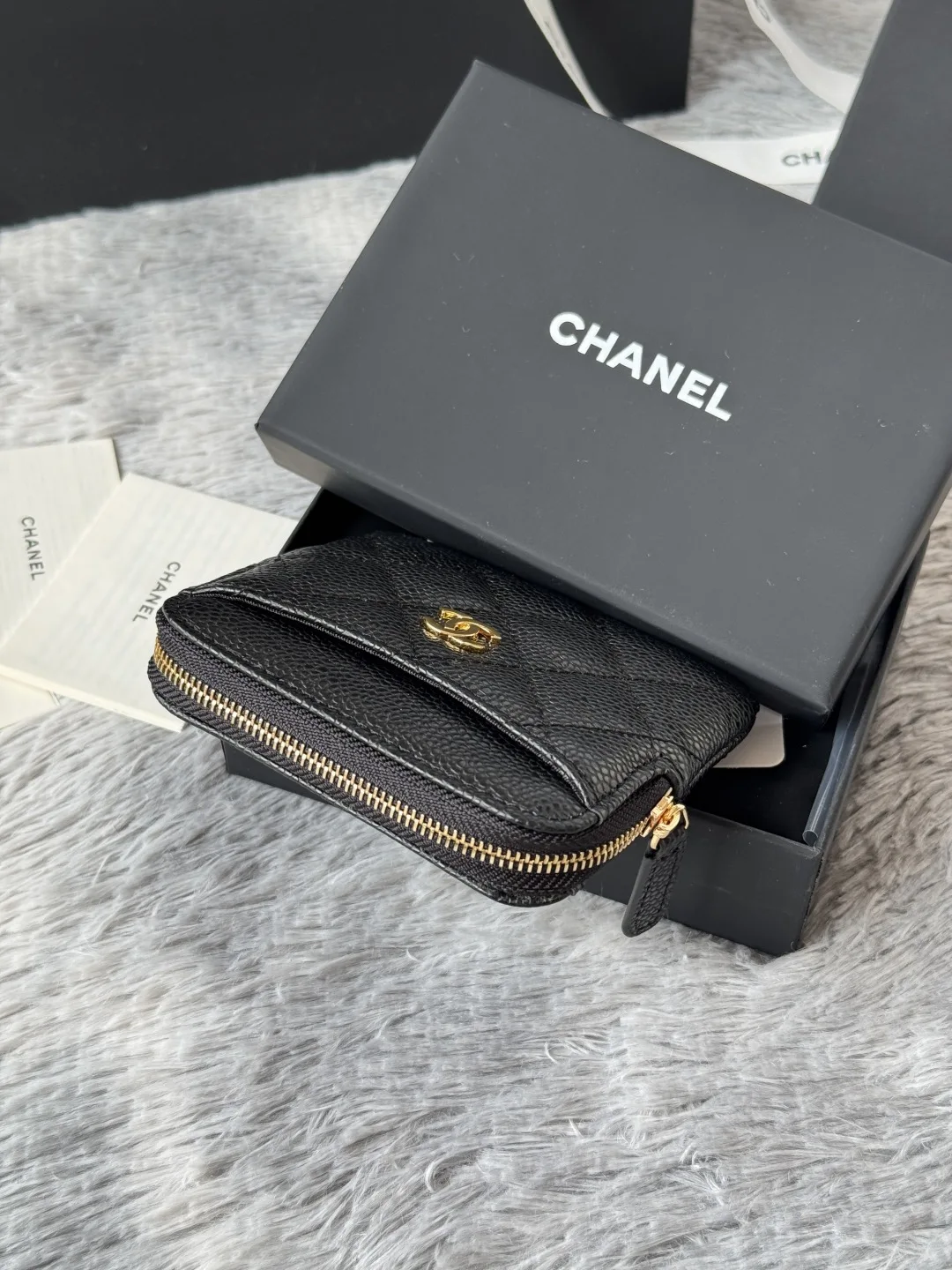 Chanel AP2061 Calfskin Chanel Coin Purse - Detail view 4