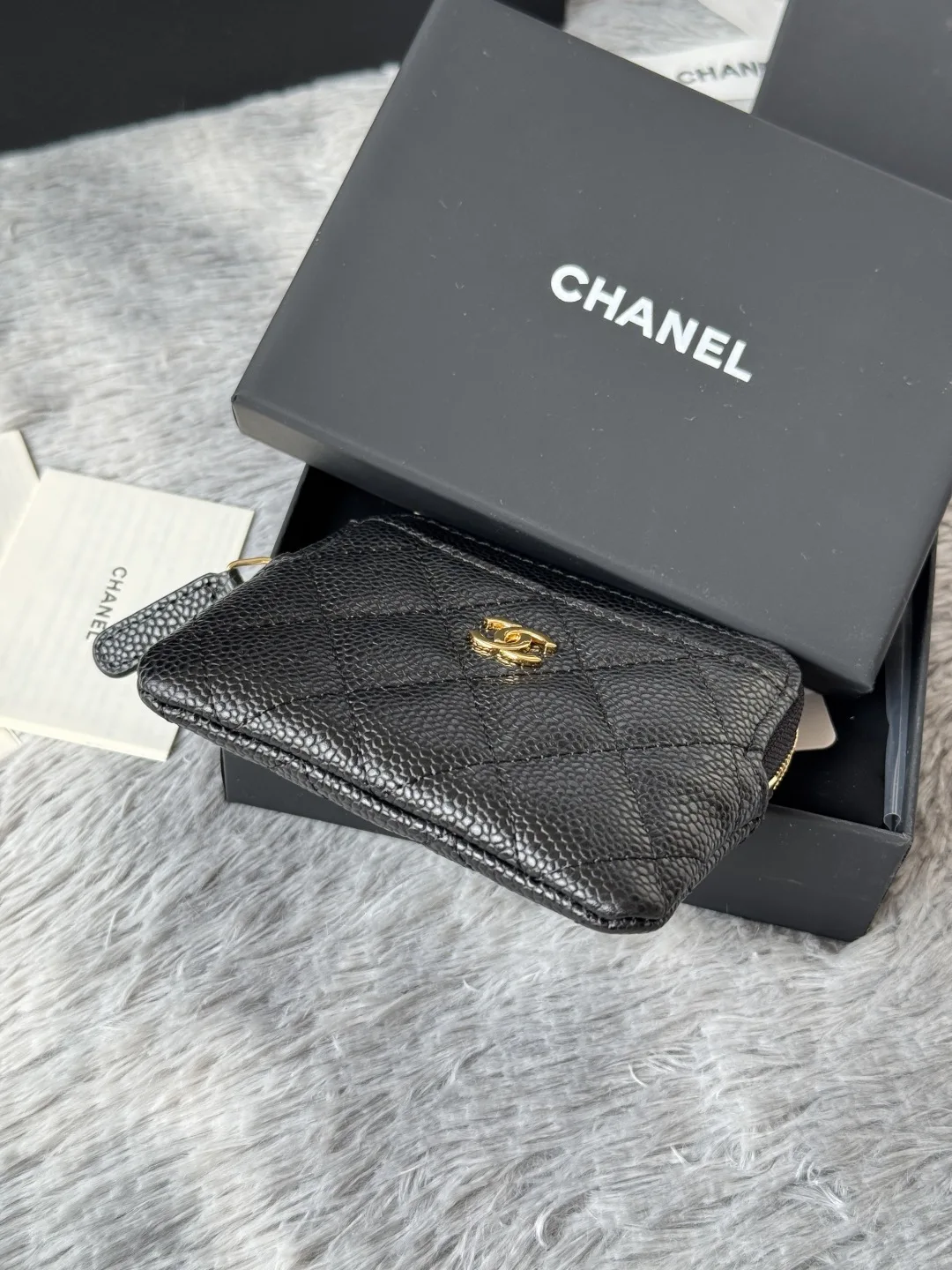 Chanel AP2061 Calfskin Chanel Coin Purse - Detail view 5