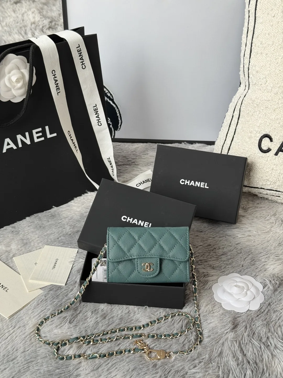 Chanel A81081 New Waist Bag Crossbody Coin Purse