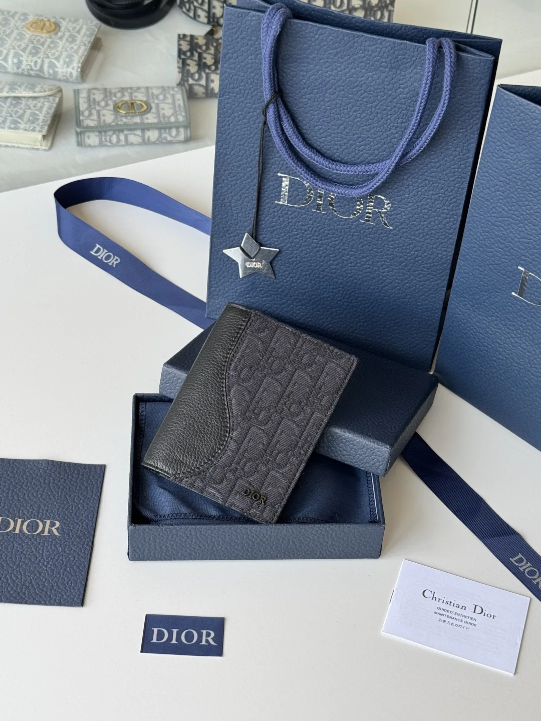 Dior H016-H020 Passport Holder Wallet