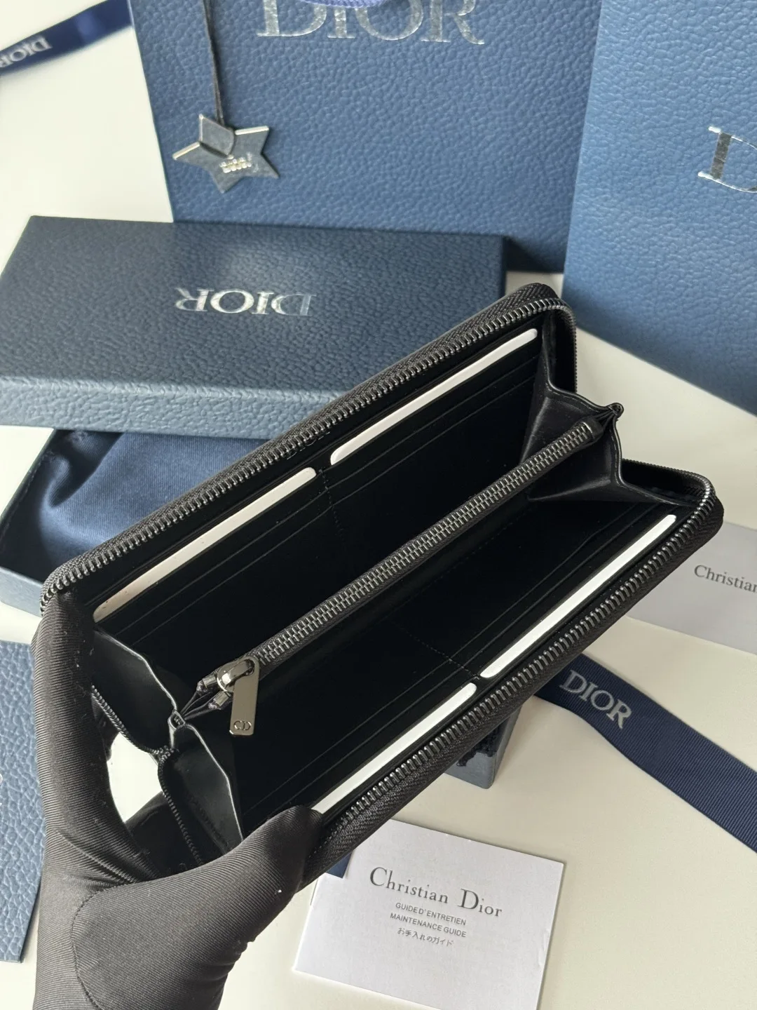 Dior 2ESBC252YSE-315 Long Zip Around Wallet - Detail view 8