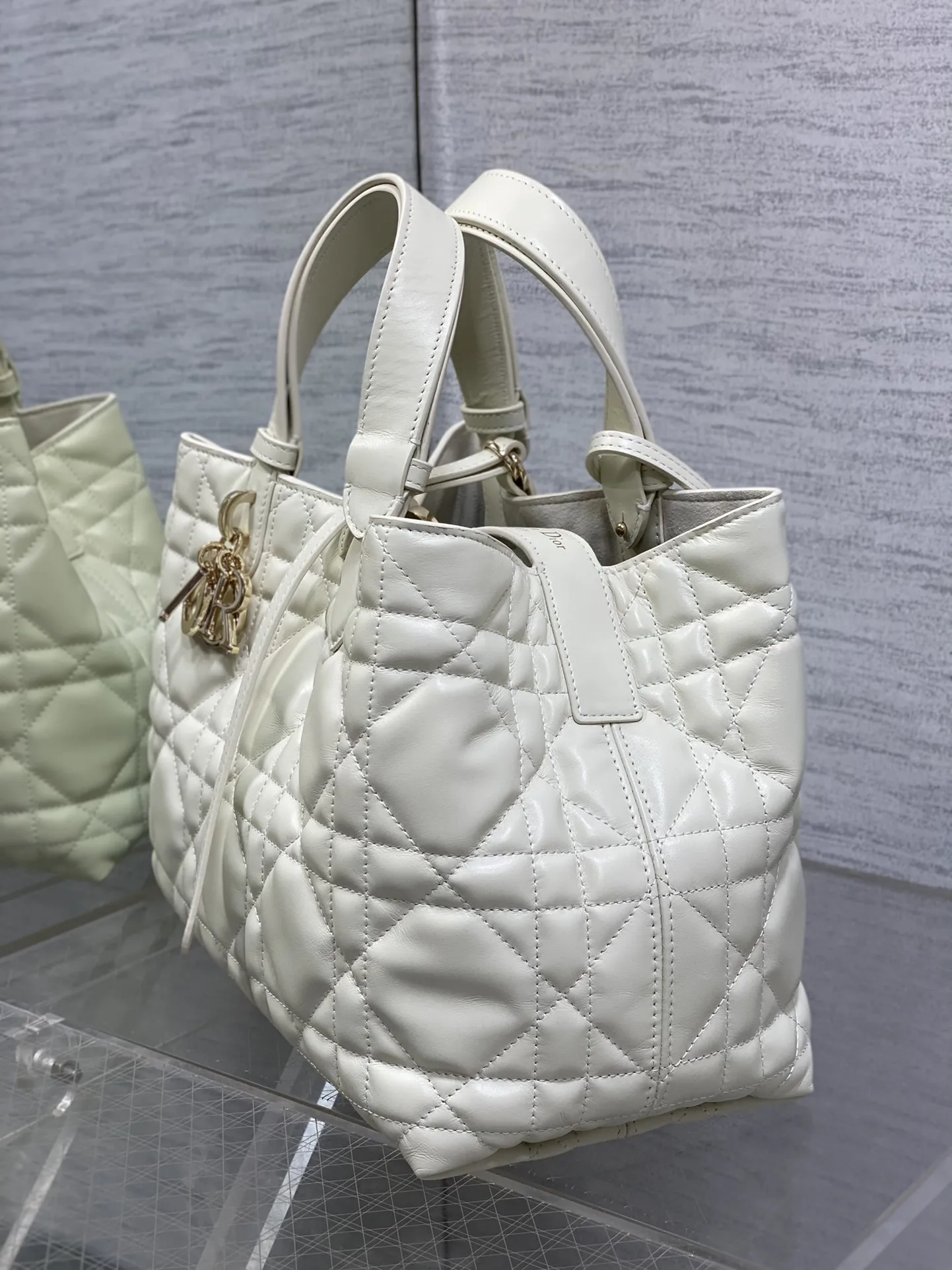 Dior White Toujours Medium Women s Handbag - Detail view 5