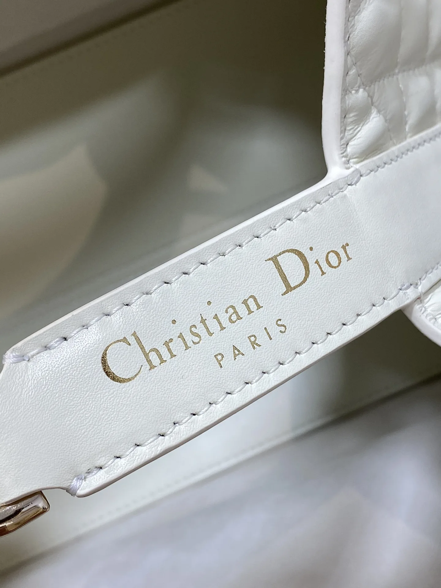 Dior White Toujours Medium Women s Handbag - Detail view 6