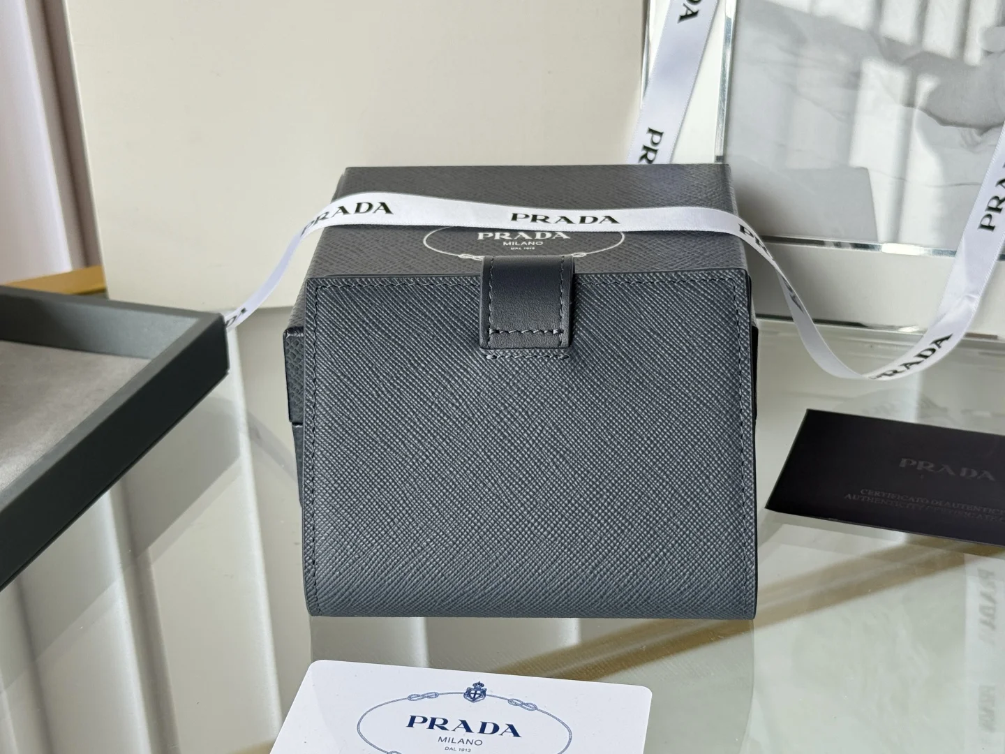 Prada 1MV204 Small Card Holder Wallet - Detail view 3