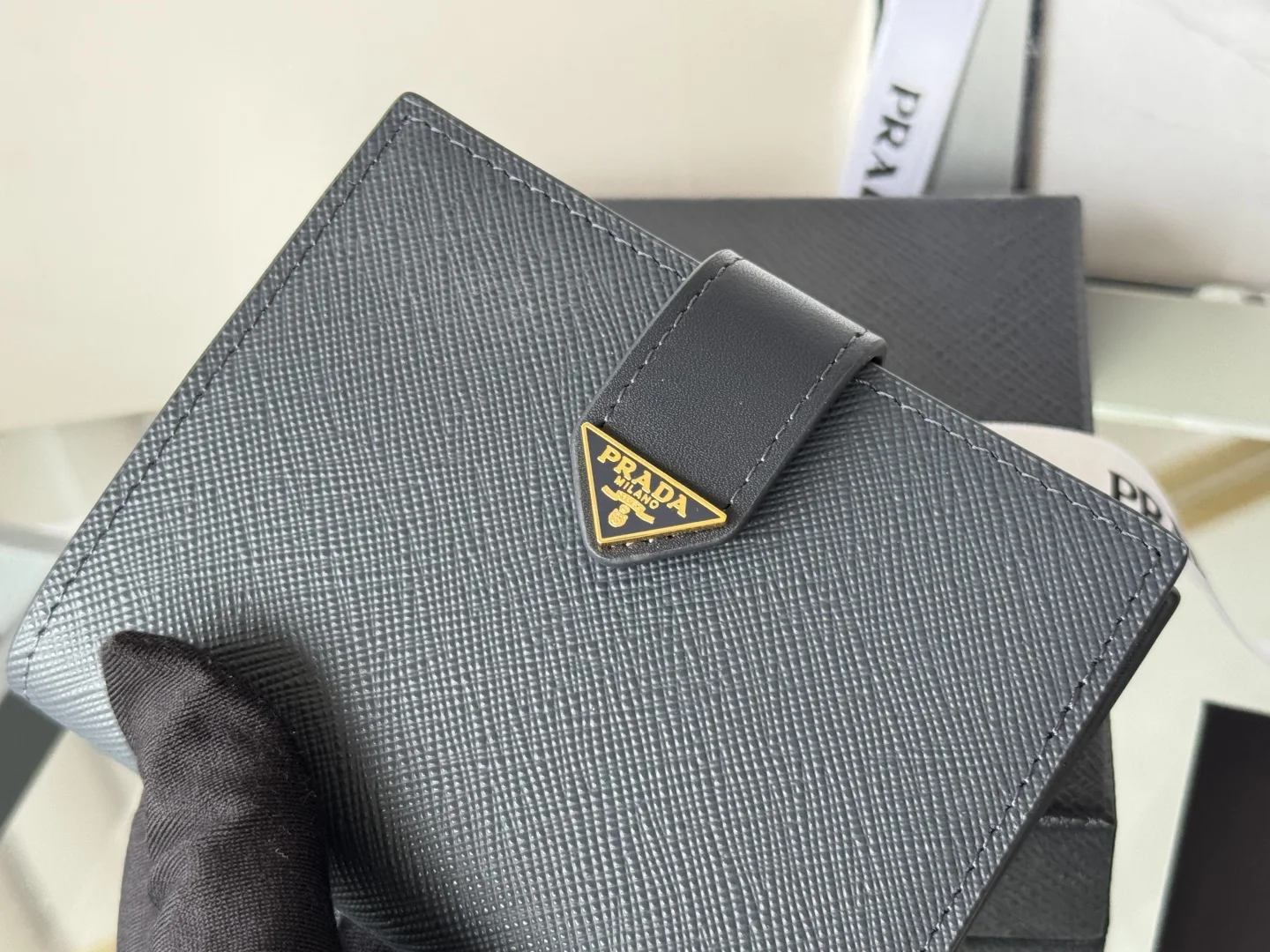 Prada 1MV204 Small Card Holder Wallet - Detail view 6