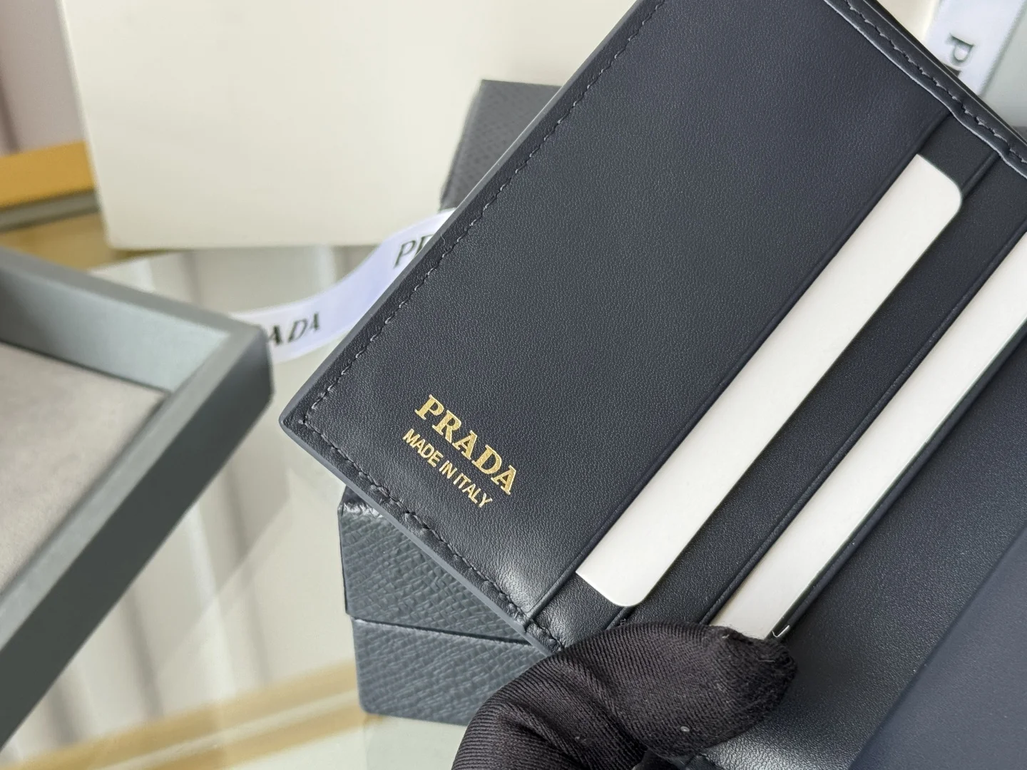 Prada 1MV204 Small Card Holder Wallet - Detail view 8