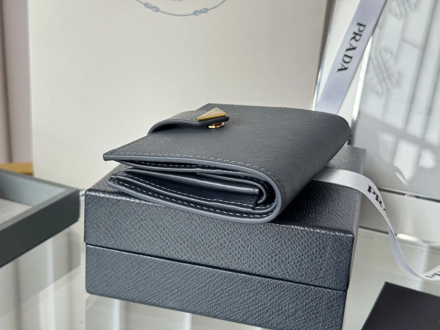 Prada 1MV204 Small Card Holder Wallet - Detail view 12