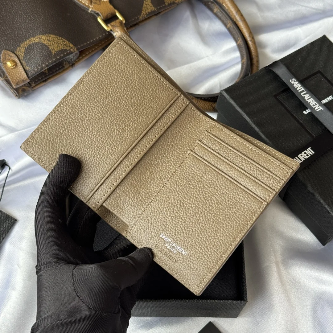 圣罗兰668736 2025秋冬新品 单折包 钱包 - 细节图 7