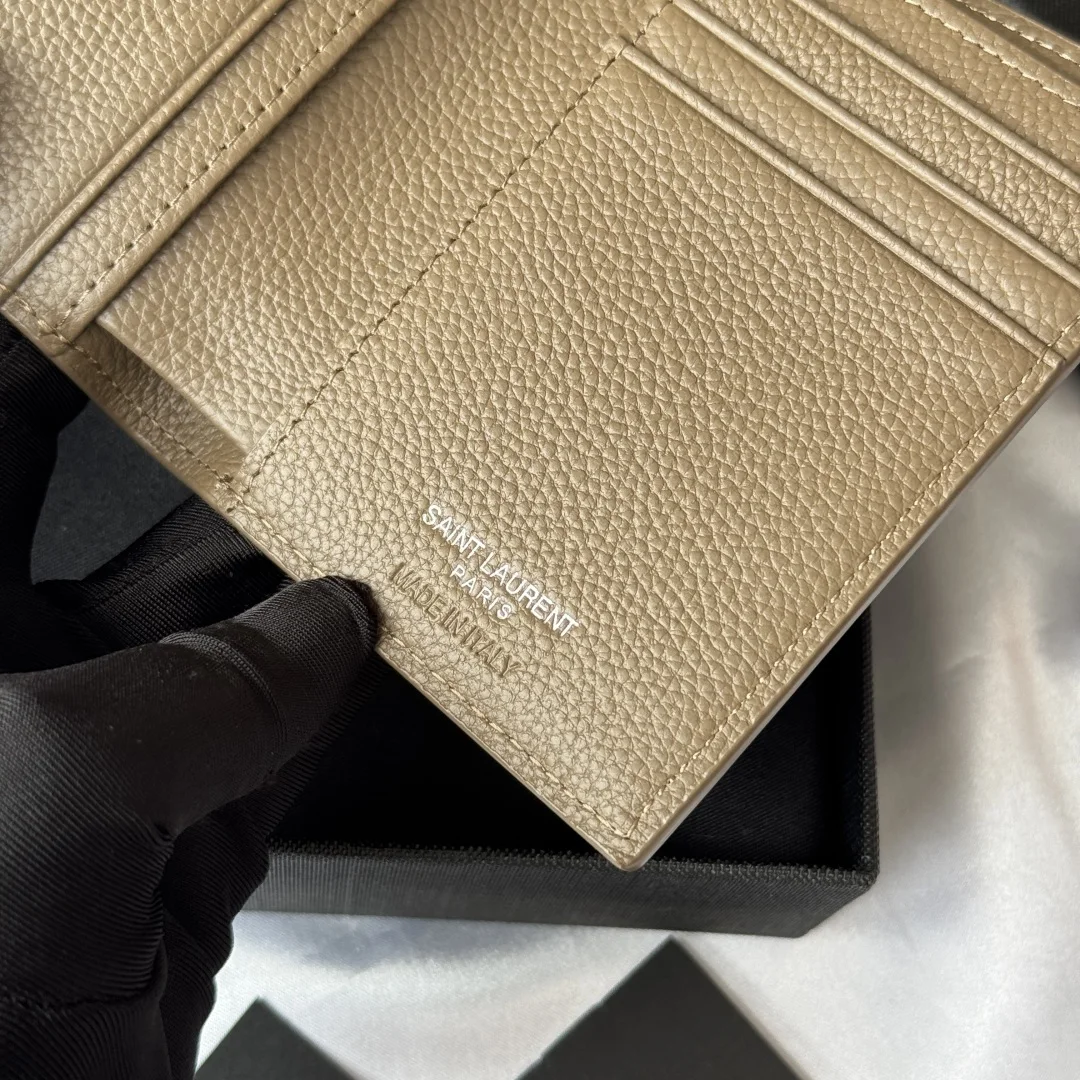 圣罗兰668736 2025秋冬新品 单折包 钱包 - 细节图 8