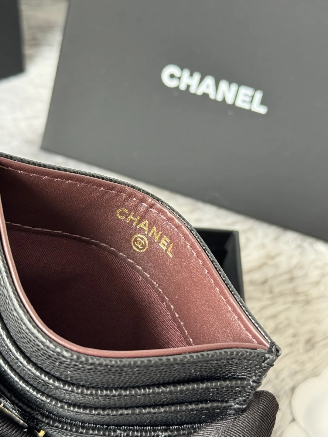 Chanel AP4472 2025 New Lambskin Cardholder - Detail view 8
