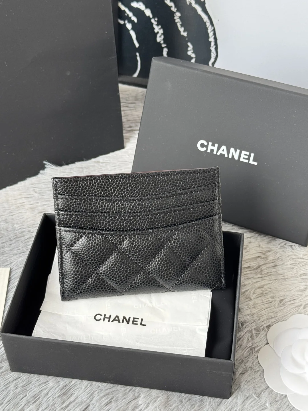 Chanel AP4472 2025 New Season Lambskin Cardholder - Detail view 3