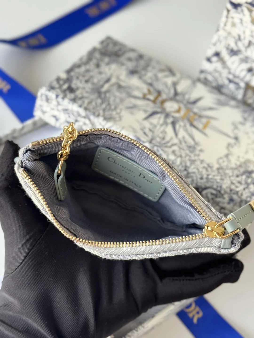迪奥S2177UWHC_M30G 2024春夏零钱包钥匙包 - 细节图 7