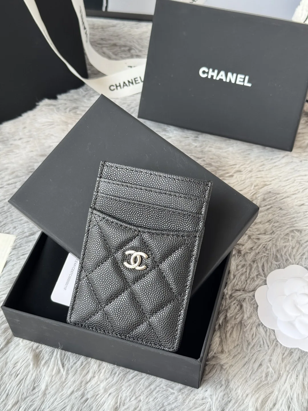 Chanel AP0223 Super Mini Lambskin Card Holder - Detail view 2