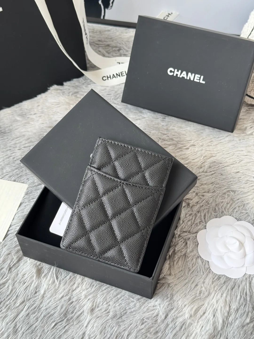 Chanel AP0223 Super Mini Lambskin Card Holder - Detail view 3