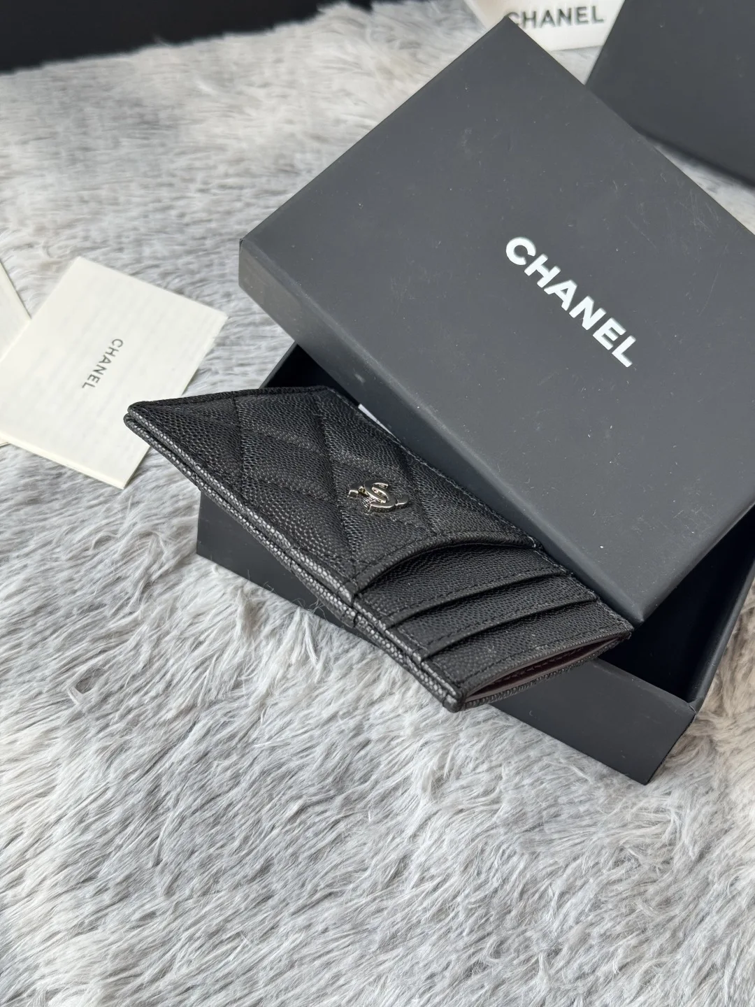 Chanel AP0223 Super Mini Lambskin Card Holder - Detail view 4