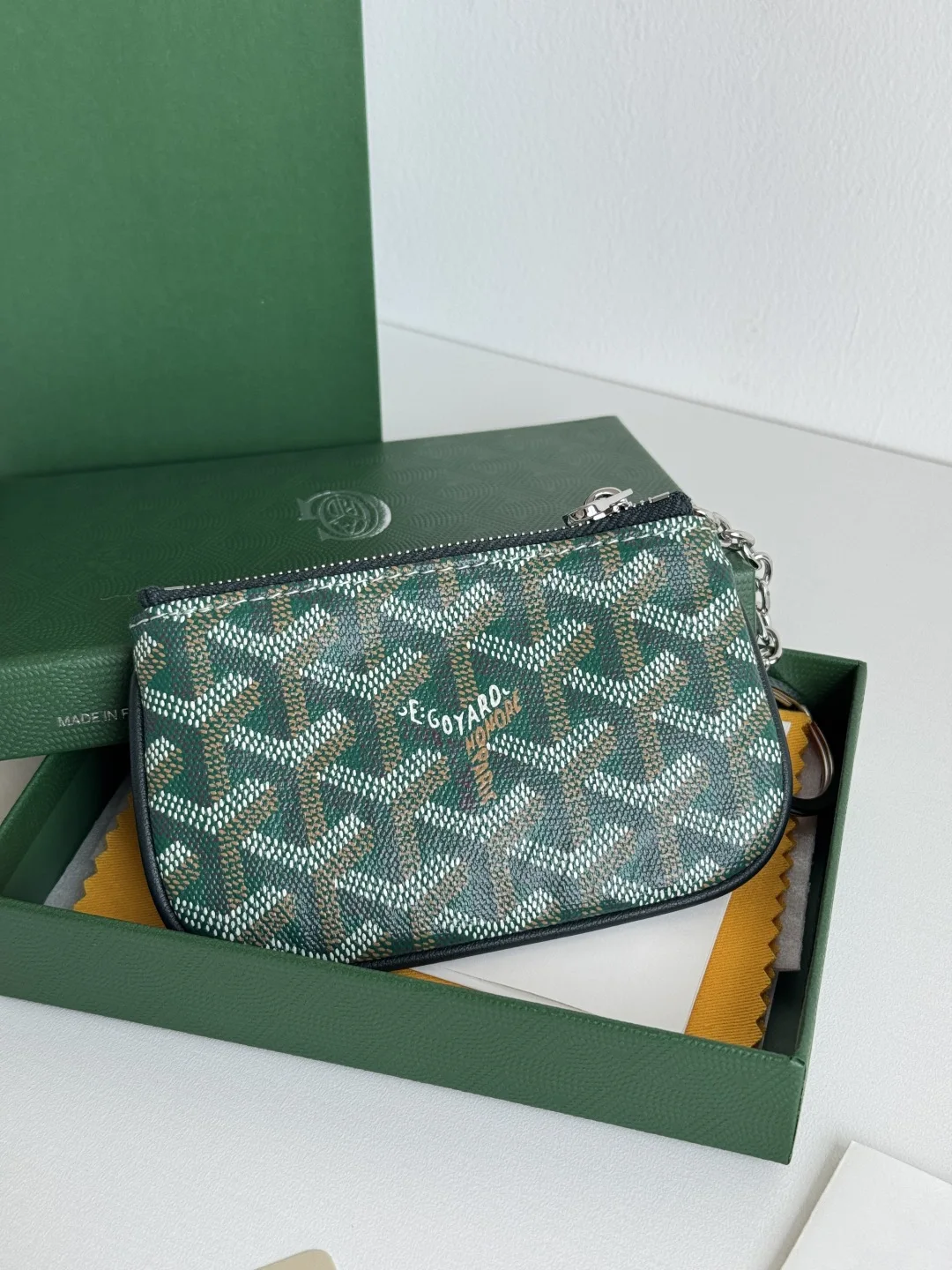 Goyard 3306 Mini Senate Nano Key Bag Coin Purse - Detail view 3