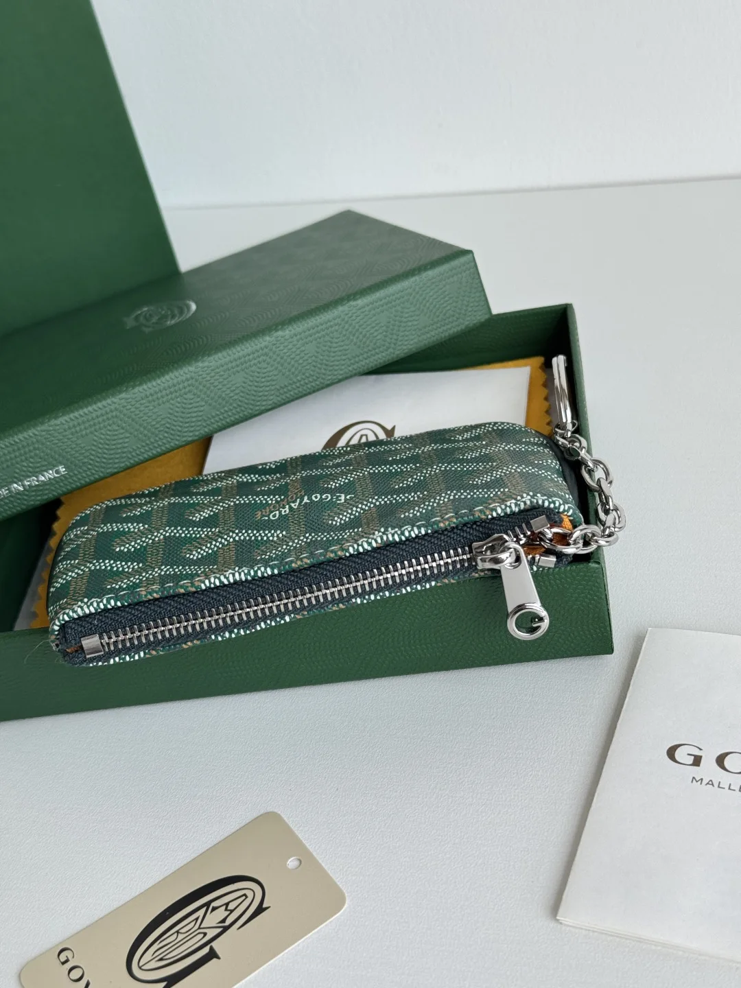 Goyard 3306 Mini Senate Nano Key Bag Coin Purse - Detail view 4