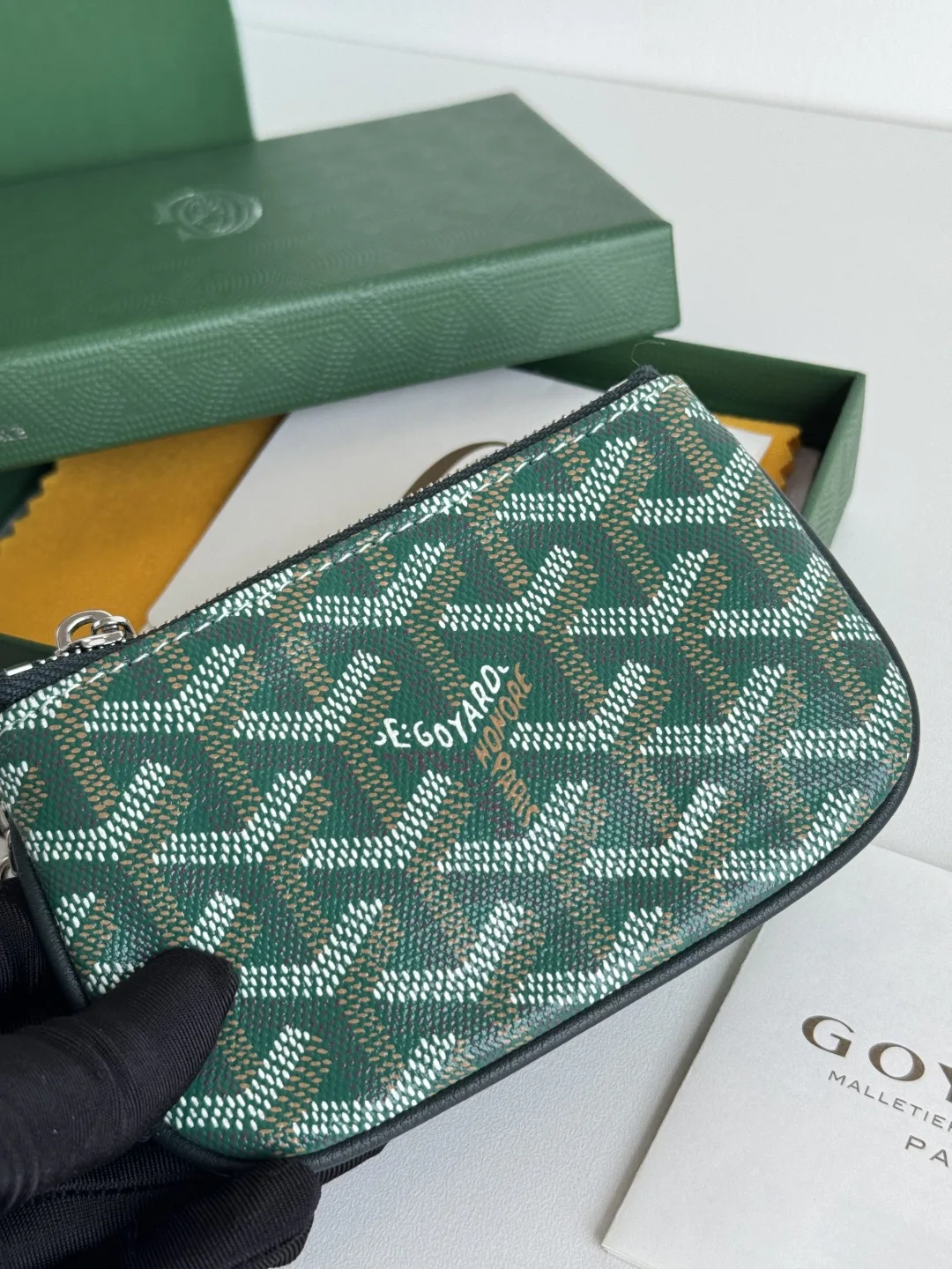 Goyard 3306 Mini Senate Nano Key Bag Coin Purse - Detail view 6