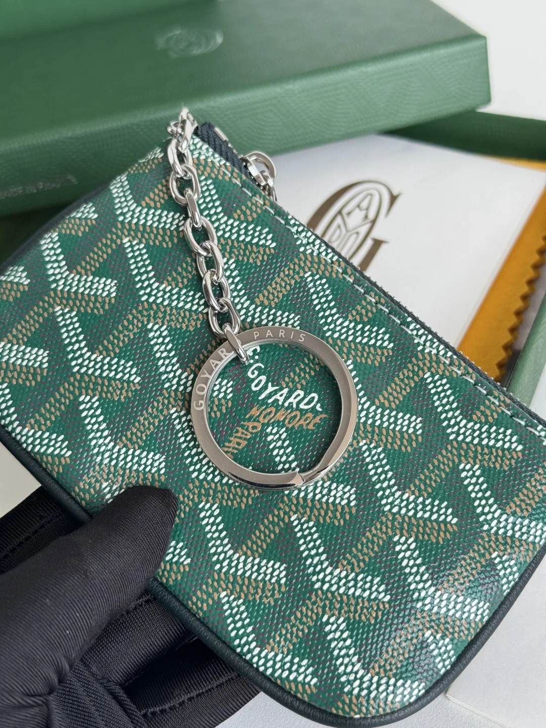 Goyard 3306 Mini Senate Nano Key Bag Coin Purse - Detail view 7