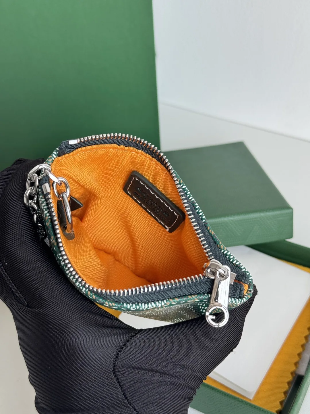 Goyard 3306 Mini Senate Nano Key Bag Coin Purse - Detail view 8