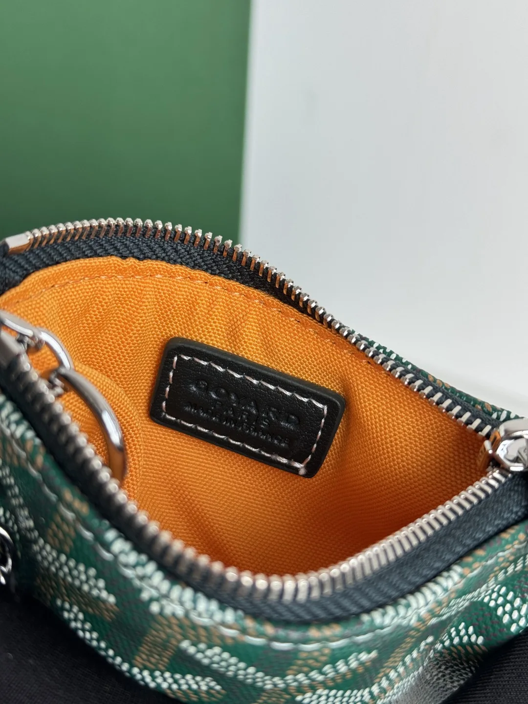 Goyard 3306 Mini Senate Nano Key Bag Coin Purse - Detail view 9