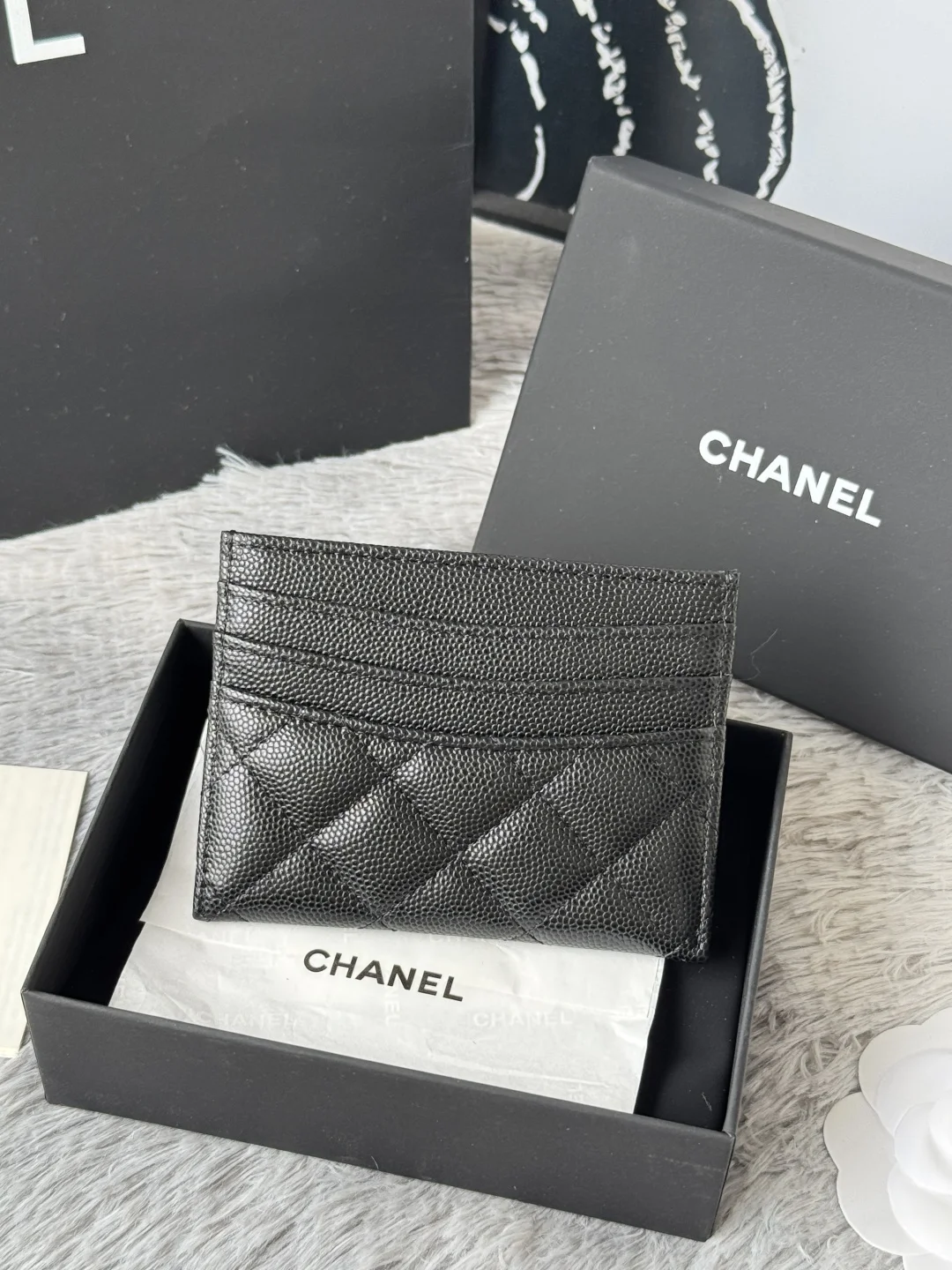 Chanel AP4472 2025 New Season Lambskin Cardholder - Detail view 3