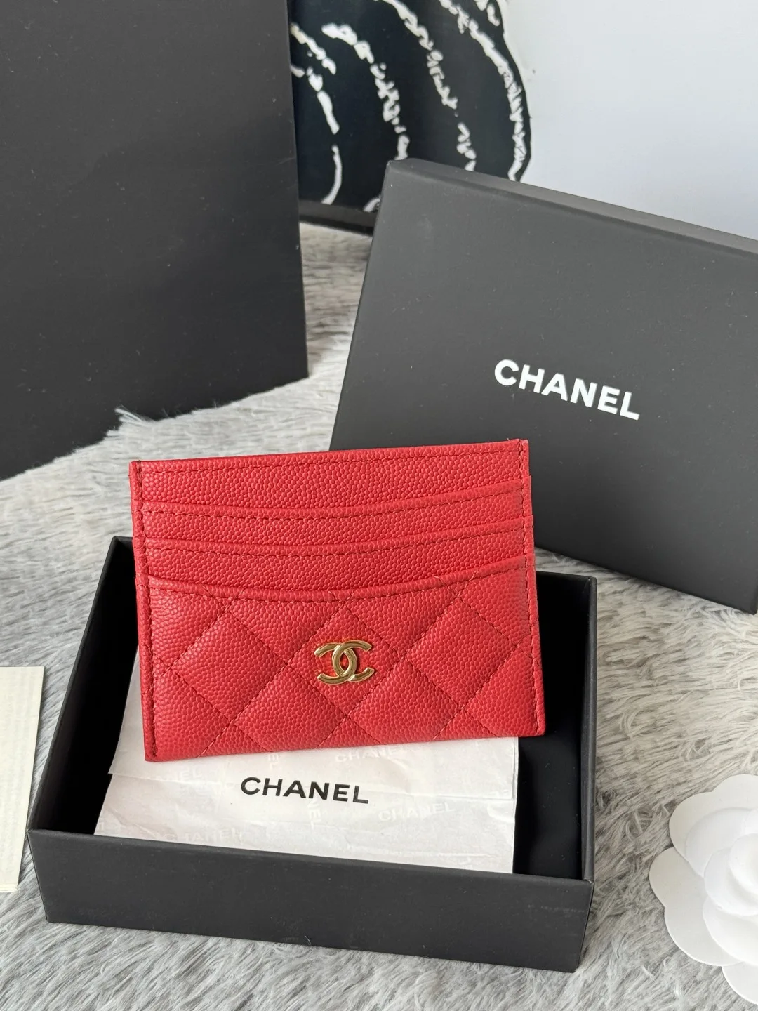 Chanel AP4472 2025 New Season Lambskin Cardholder - Detail view 2