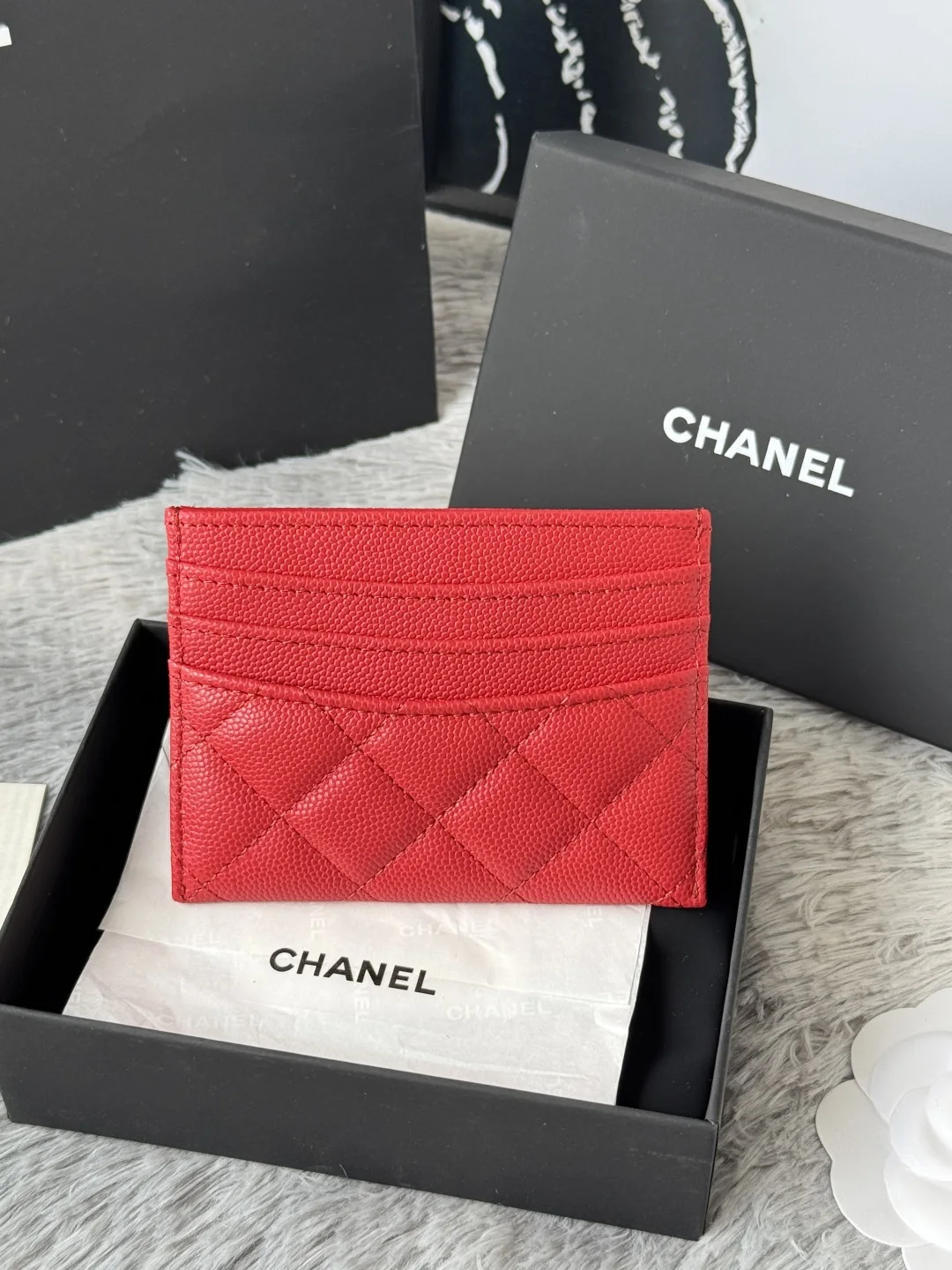 Chanel AP4472 2025 New Season Lambskin Cardholder - Detail view 3