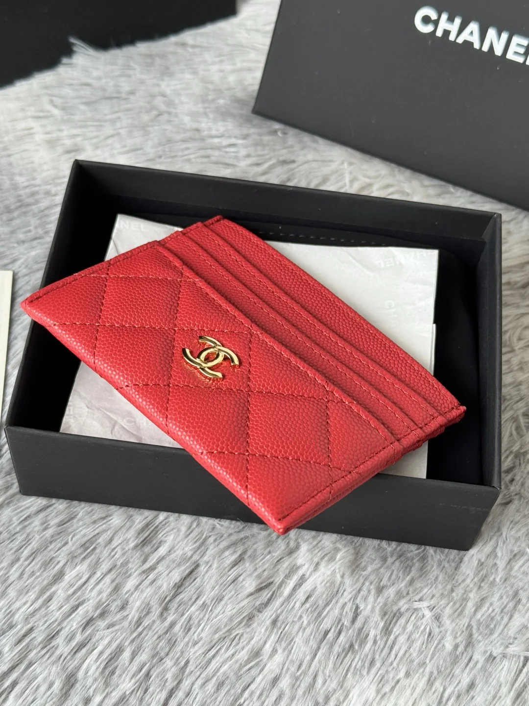Chanel AP4472 2025 New Season Lambskin Cardholder - Detail view 5
