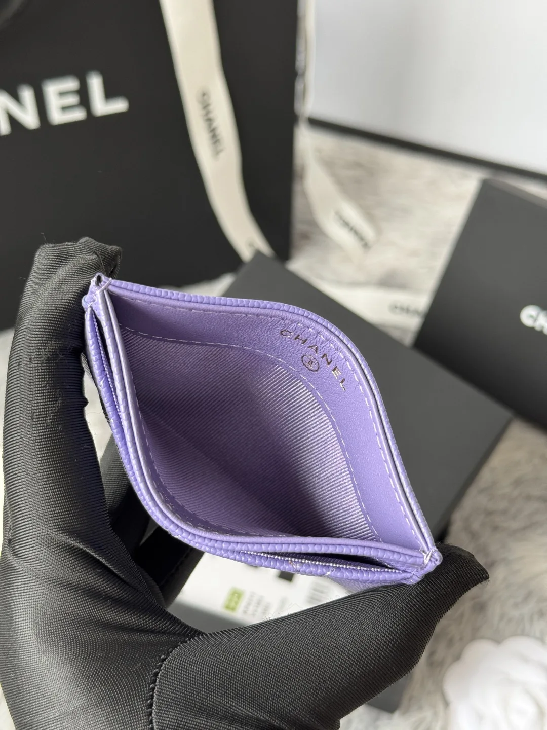 Chanel AP0213 CF Card Holder, Chip-Style Card Case - Detail view 7