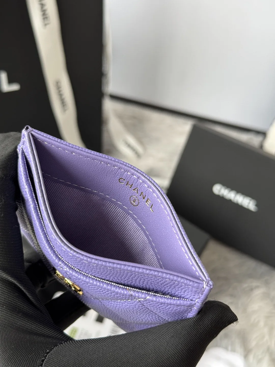 Chanel AP0213 CF Card Holder, Chip-Style Card Case - Detail view 8
