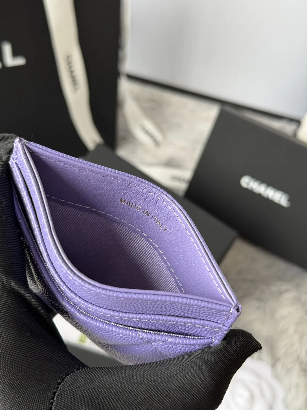 Chanel AP0213 CF Card Holder, Chip-Style Card Case - Detail view 9