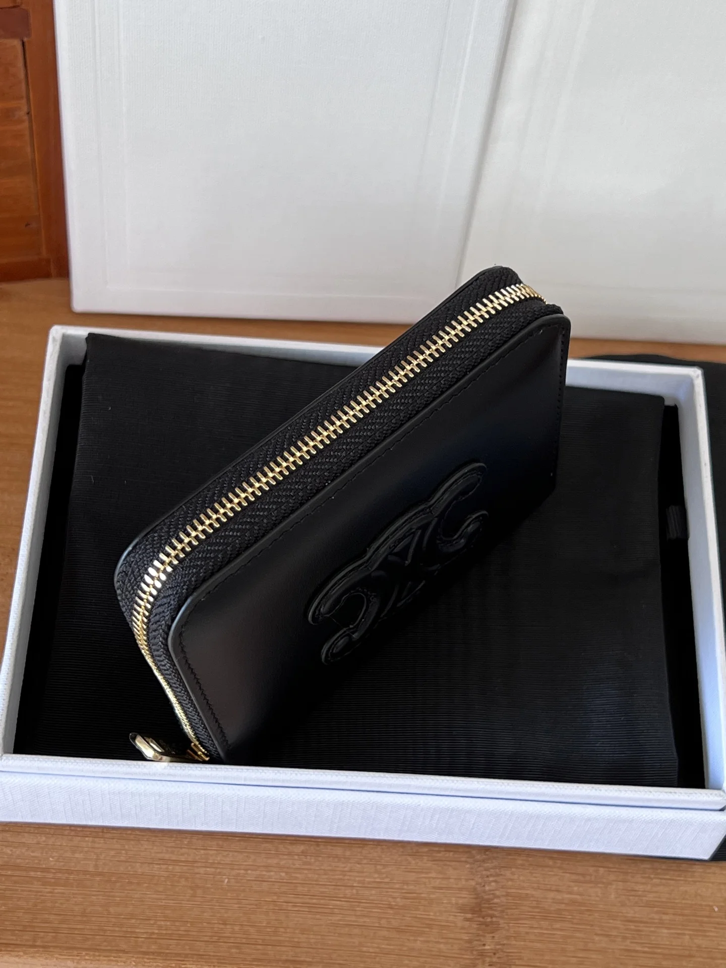 Celine 10K533 TRIOMPHE Compact Zipped Wallet - Detail view 3