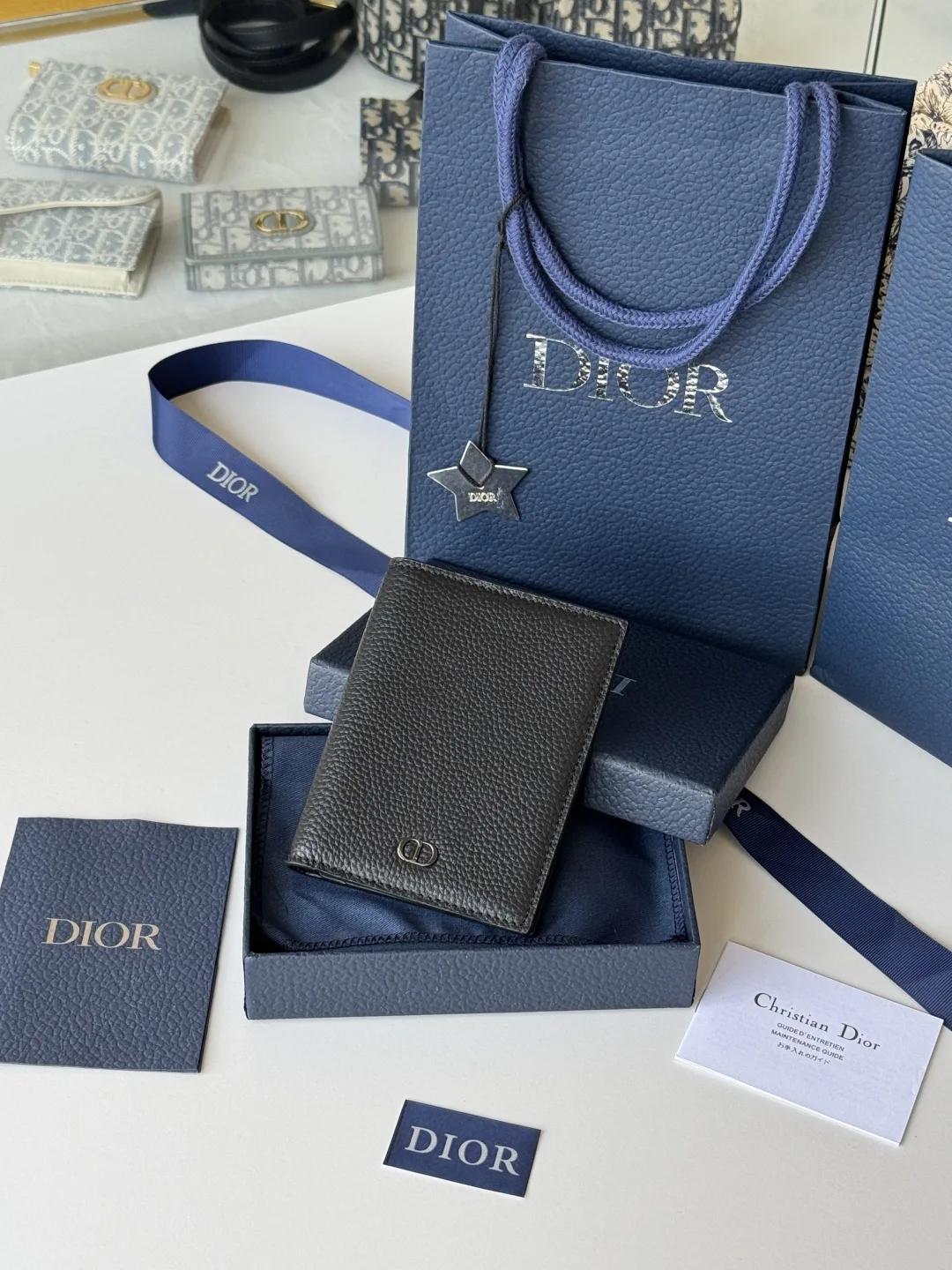 Dior H016-H020 Passport Holder Wallet