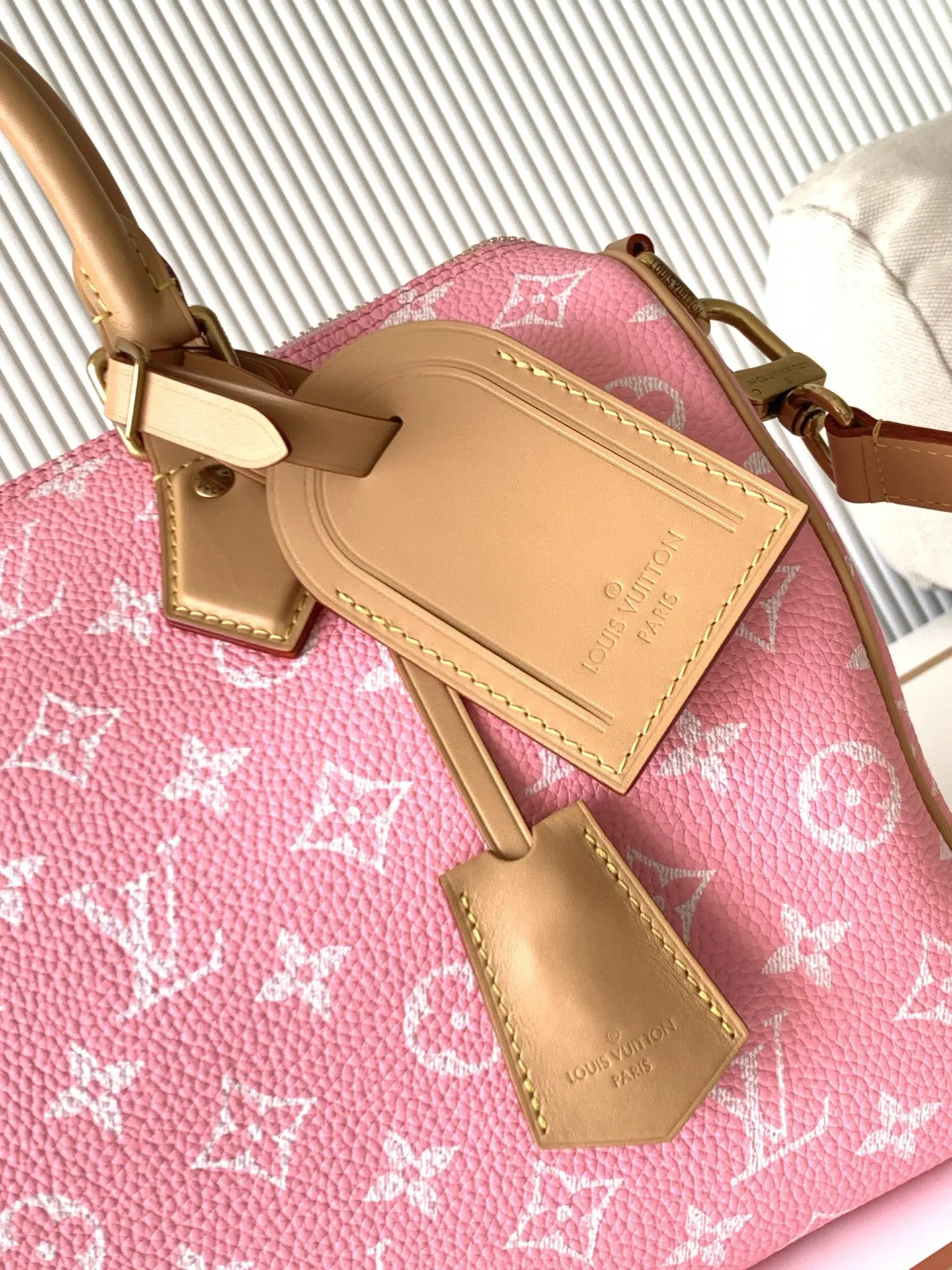 LVM14064紫粉色 Speedy P9 Bandouliere30手袋 - 细节图 5