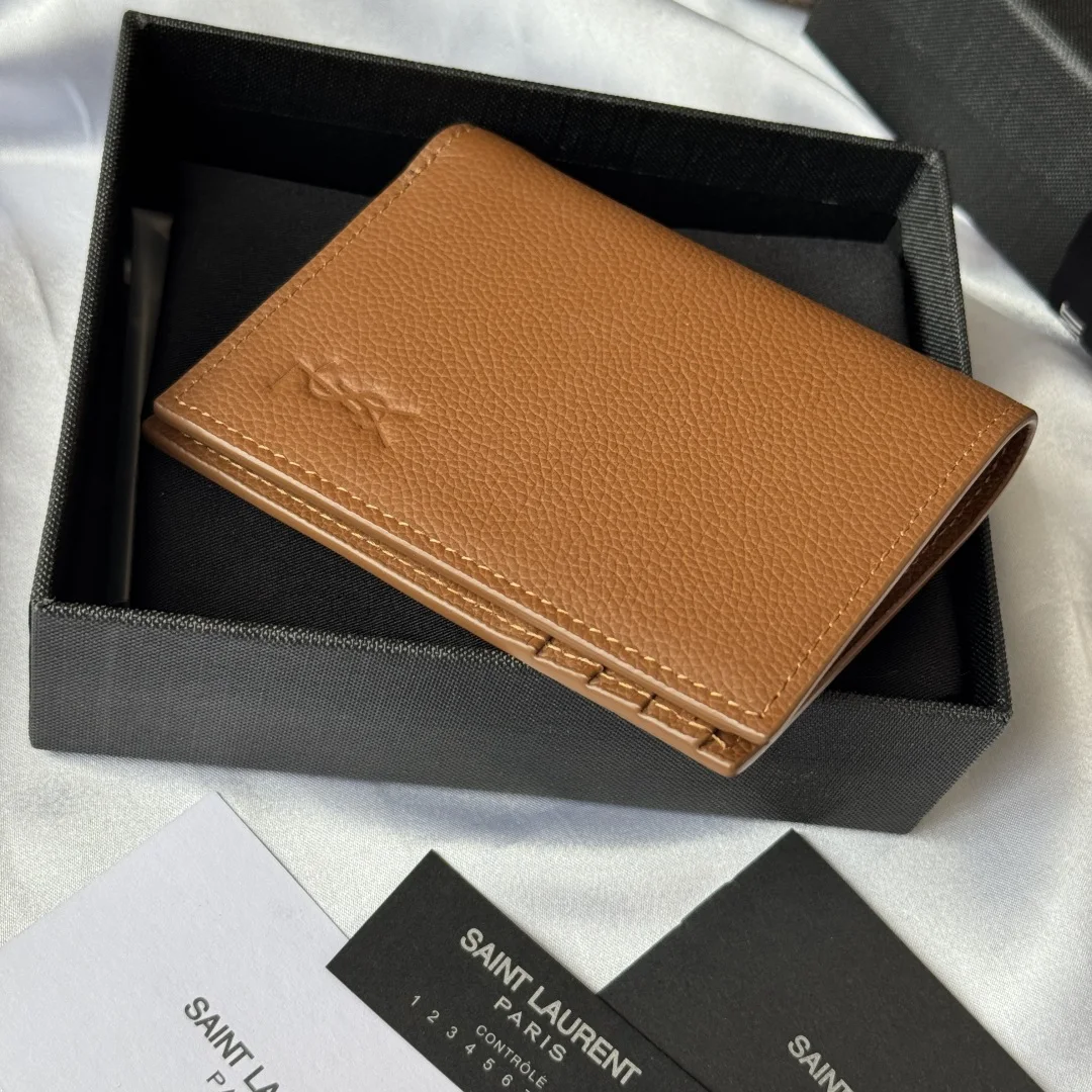 圣罗兰668736 2025秋冬新品 单折包 钱包 - 细节图 3