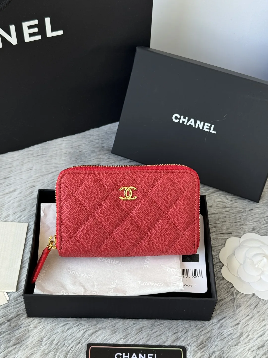 香奈儿3686 中号 加大款拉链包 - 细节图 2