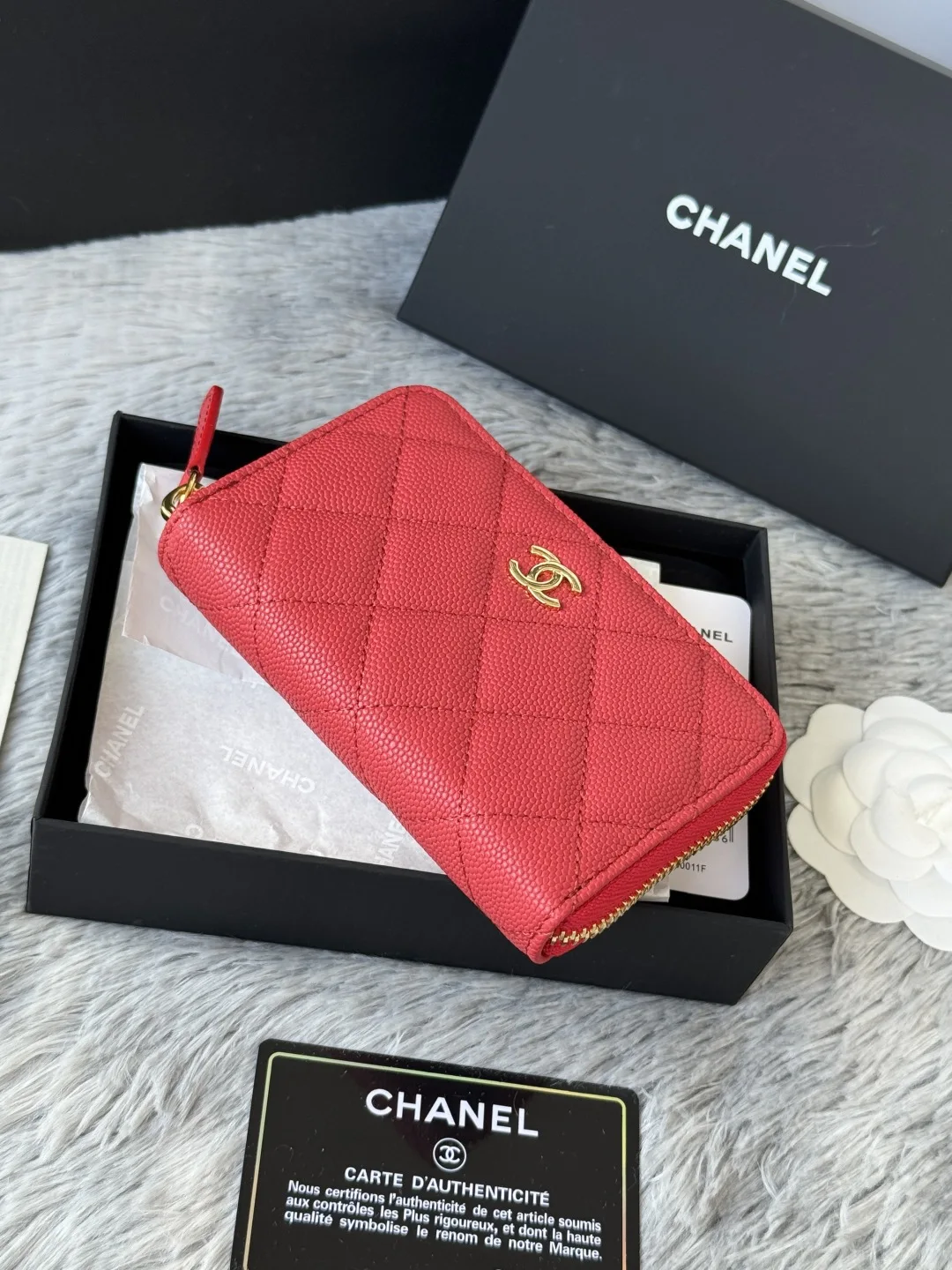 香奈儿3686 中号 加大款拉链包 - 细节图 5
