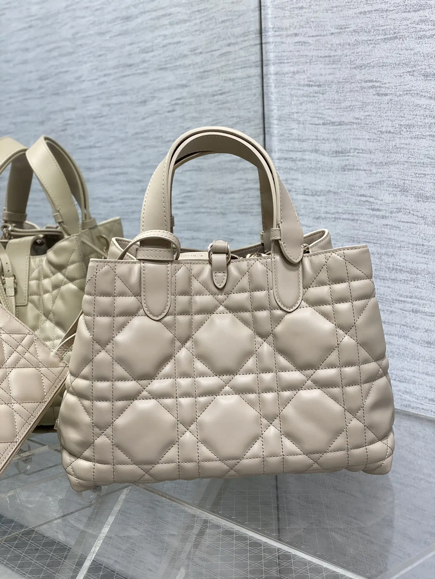 Dior Rouge Carmin Toujours Medium Handbag - Detail view 3