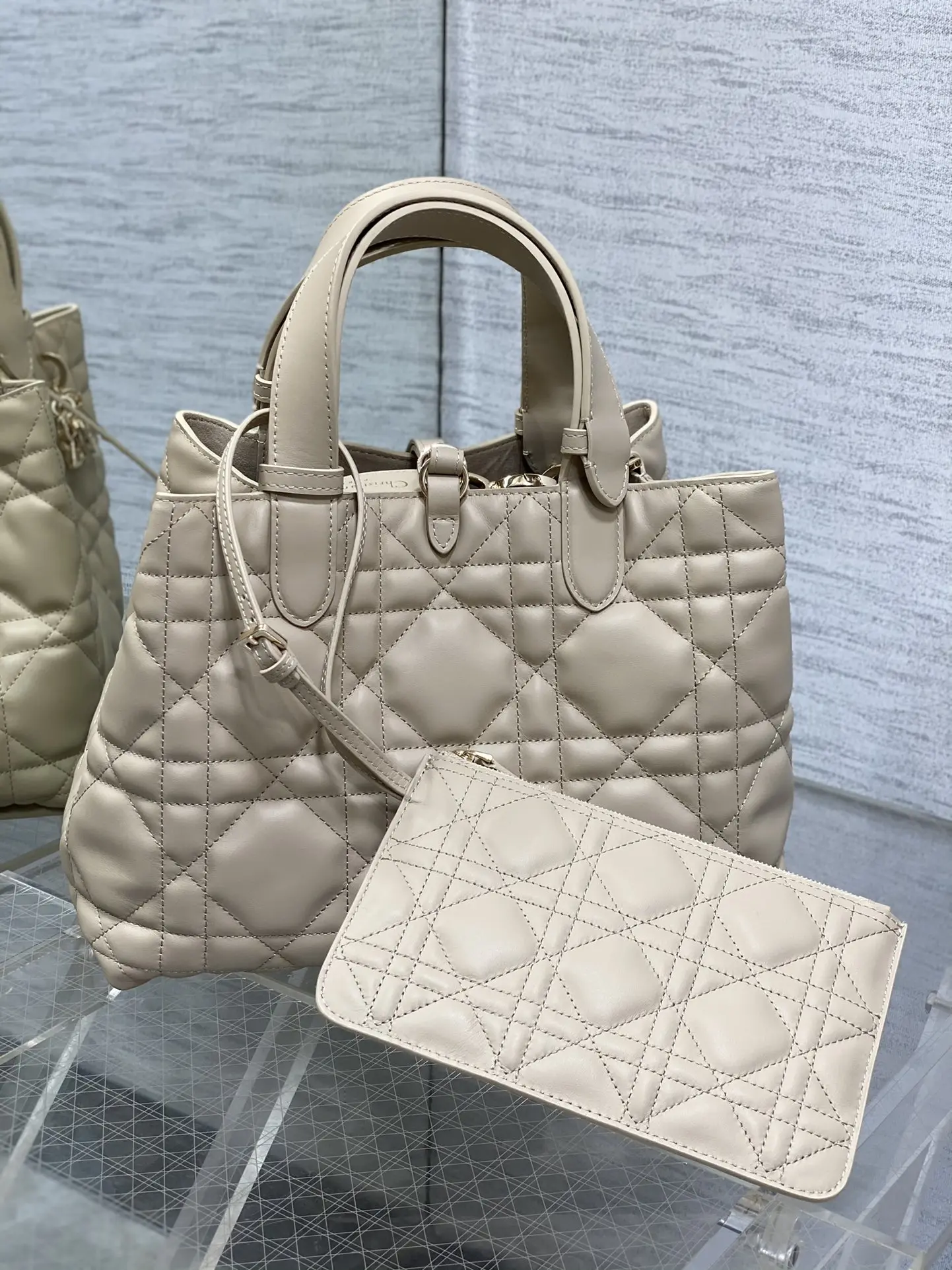Dior Rouge Carmin Toujours Medium Handbag - Detail view 5
