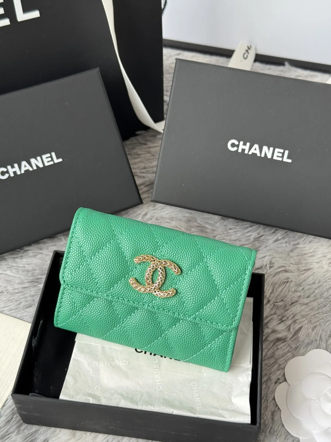 Chanel AP3187 Ball Pattern Card Holder Coin Purse - Detail view 2
