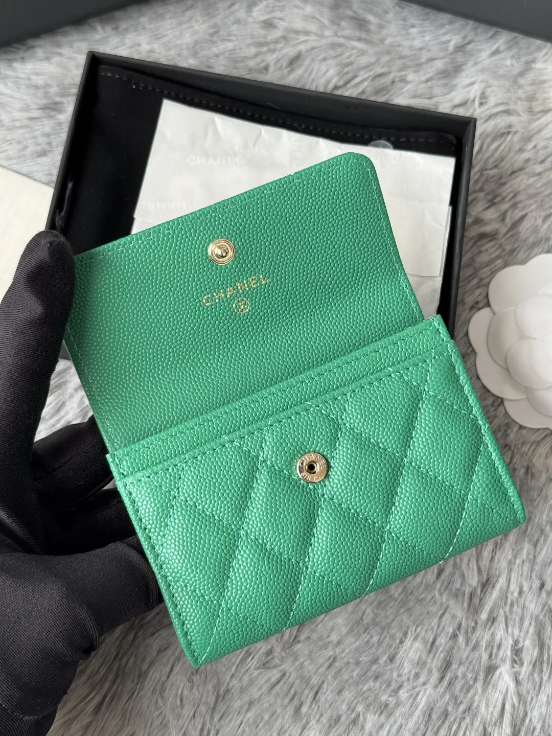 Chanel AP3187 Ball Pattern Card Holder Coin Purse - Detail view 6