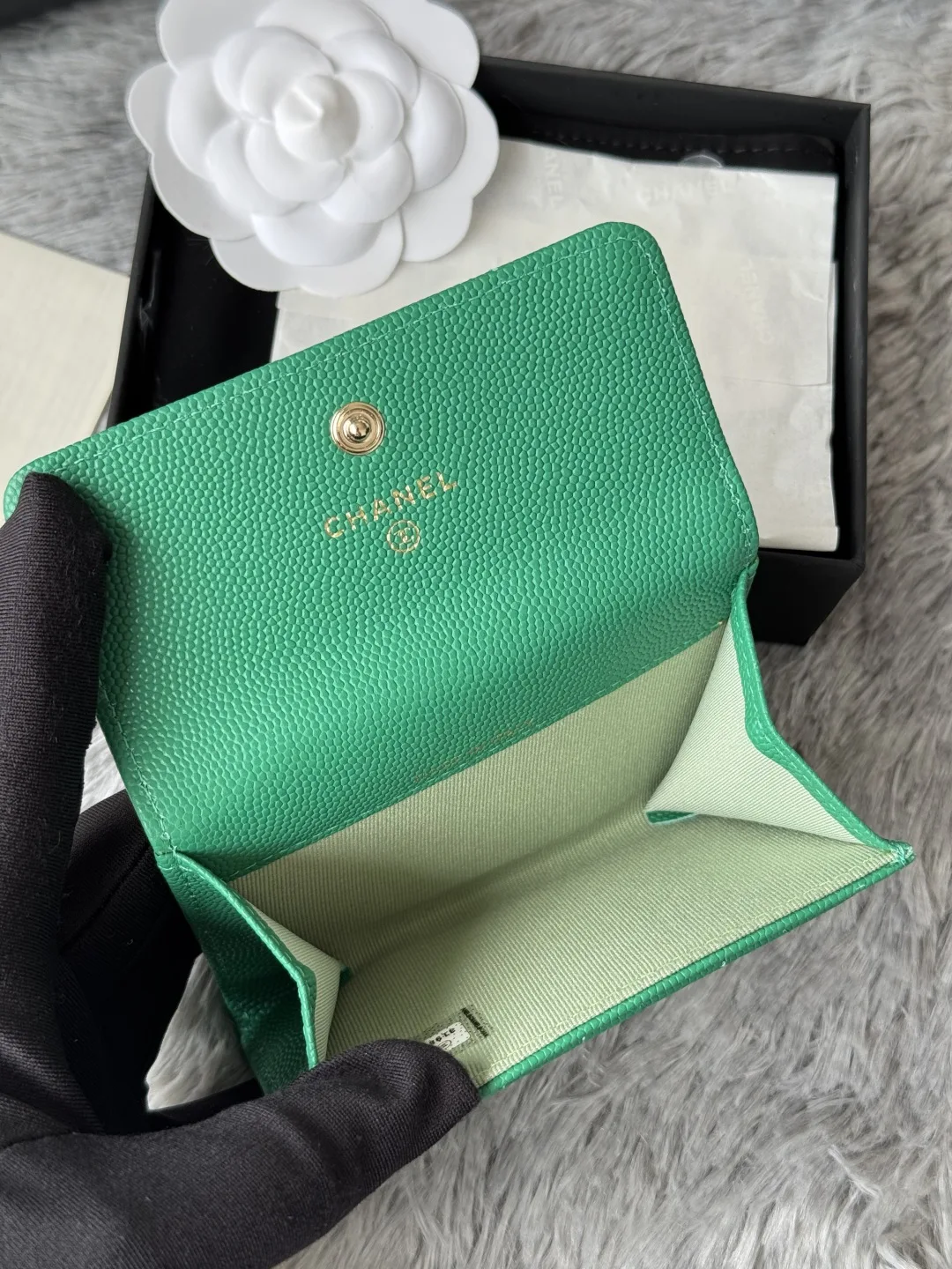 Chanel AP3187 Ball Pattern Card Holder Coin Purse - Detail view 7