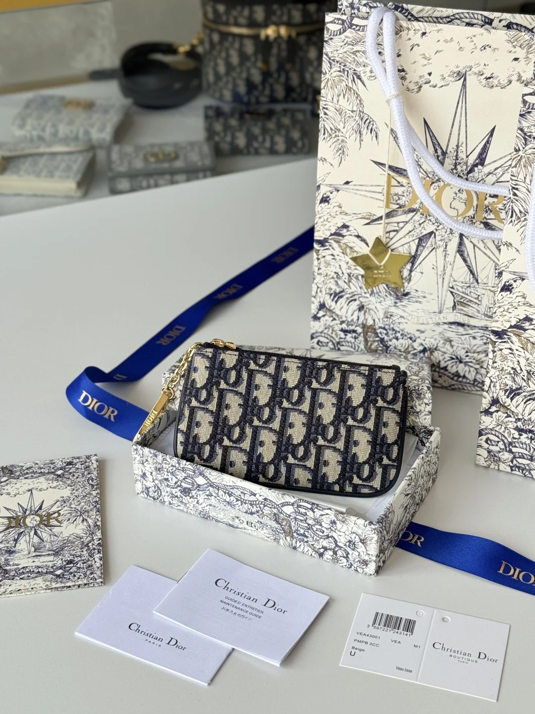 Dior S2177UWHC_M30G 2024 Spring Summer Coin Purse Key Case - Detail view 1