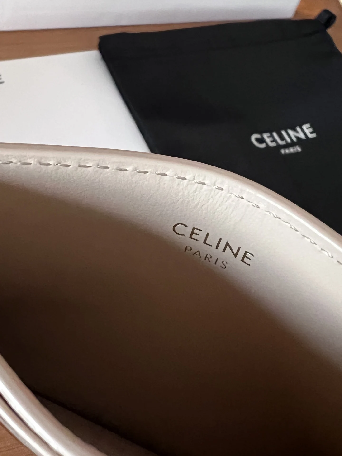 Celine 833 TRIOMPHE calfskin card holder - Detail view 4