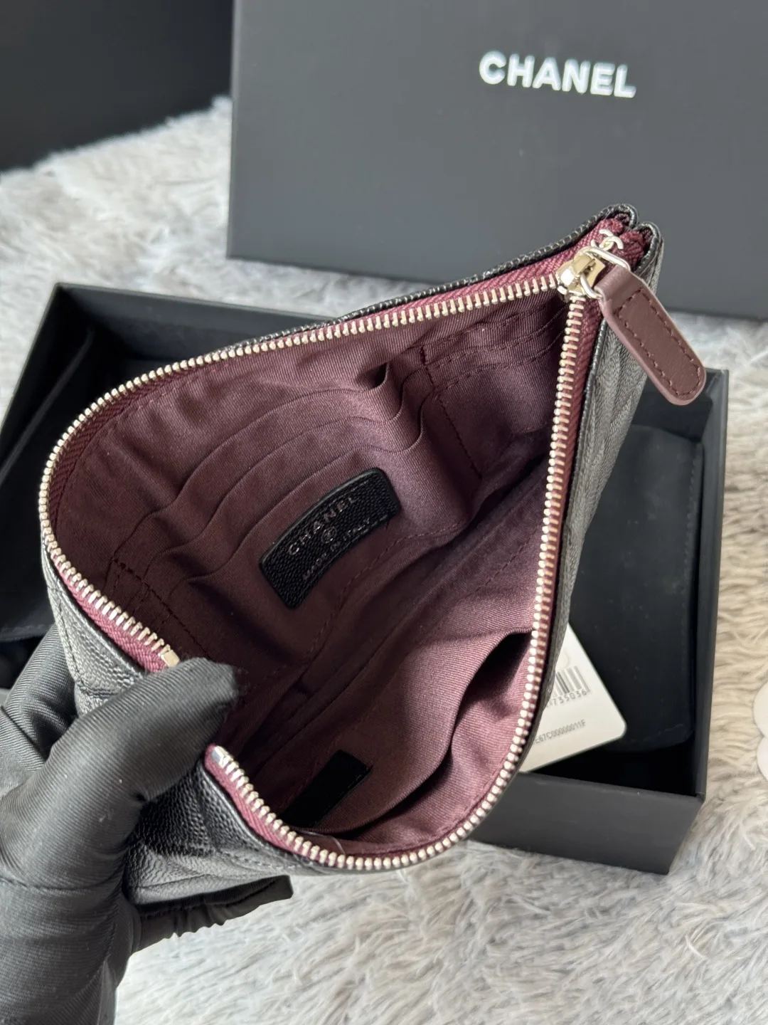 Chanel AP1071 New Style Ball Pattern Diamond Zero Package Handheld Clutch Bag - Detail view 8